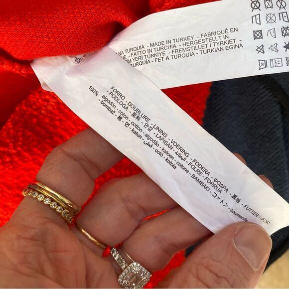 ZARA TEXTURED CORSET TOP Red size small - Picture 3 of 10